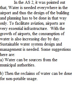 Water Systems Design & Closing Material
